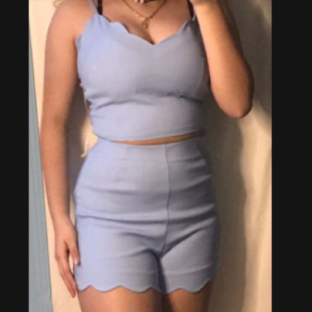 Top and shorts set
